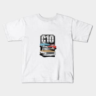 Chevrolet C10 Pickup Trucks Chevy truck 67-72 Kids T-Shirt